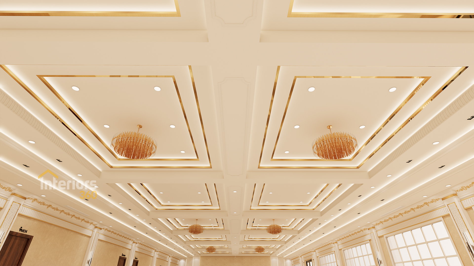 Designer banquet hall interior design in Chennai