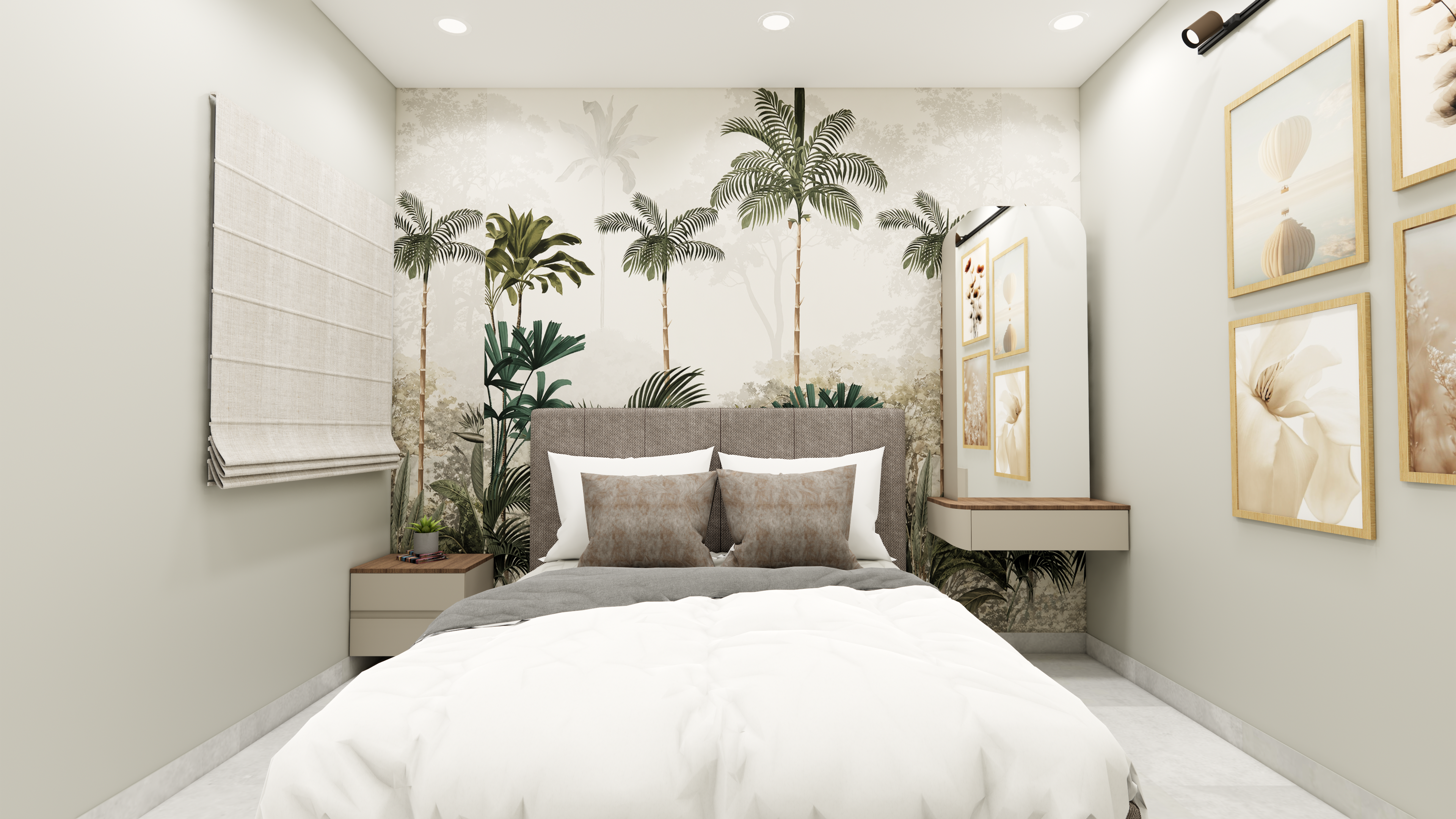 Luxury Master Bedroom home interior design in Chennai