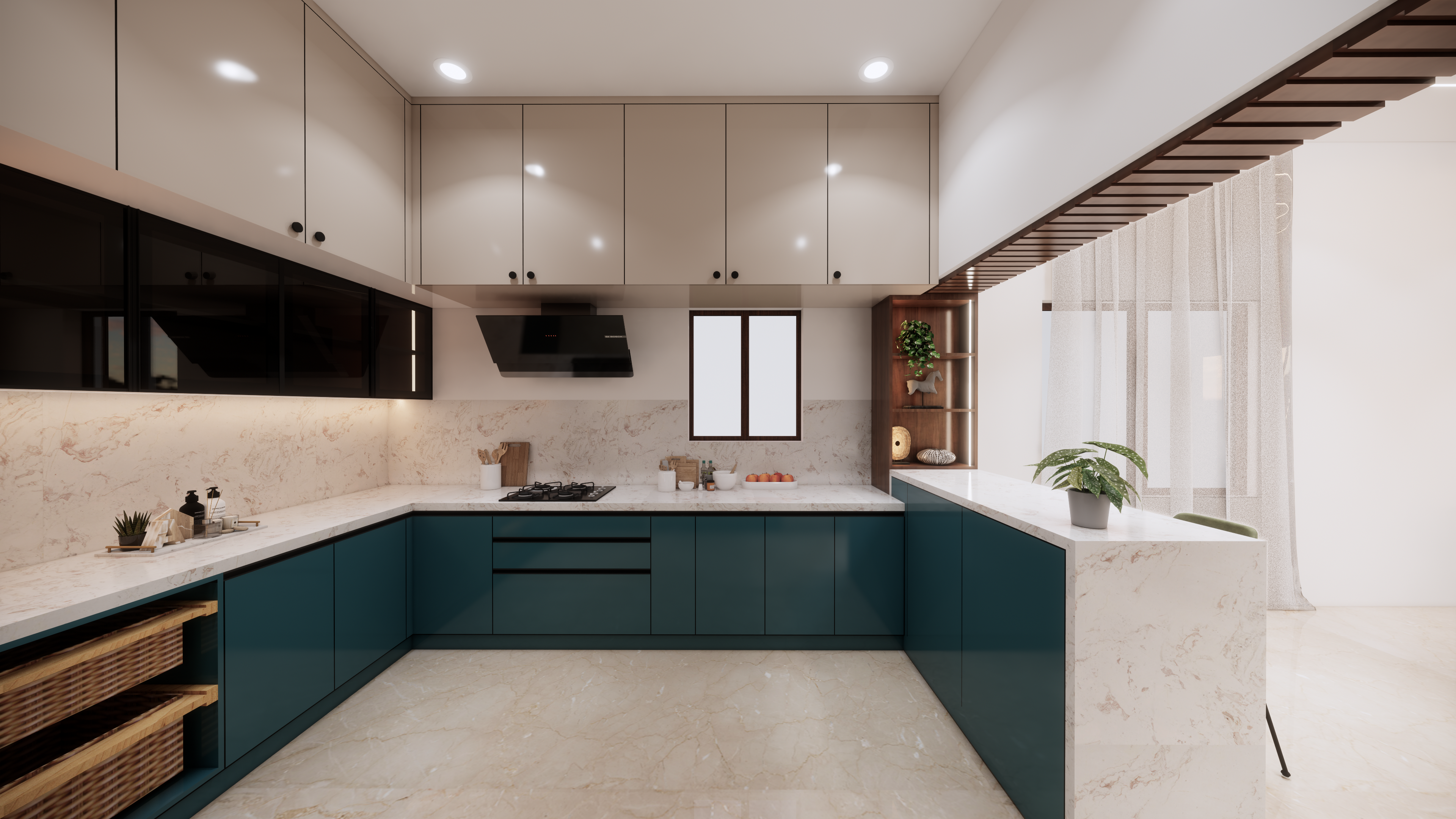Premium penthouse interior design with luxury finishes in Chennai