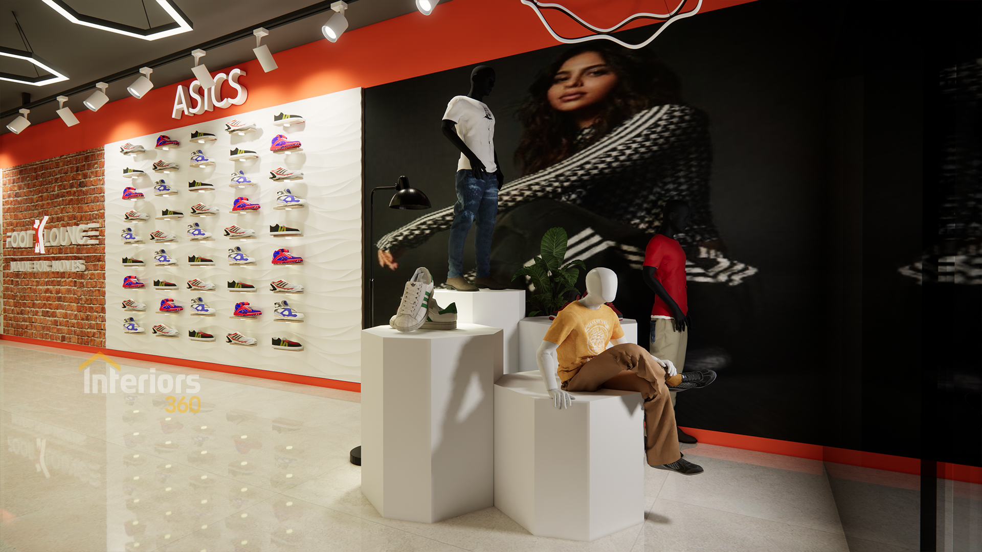 Contemporary retail interior design in Chennai by Interiors360