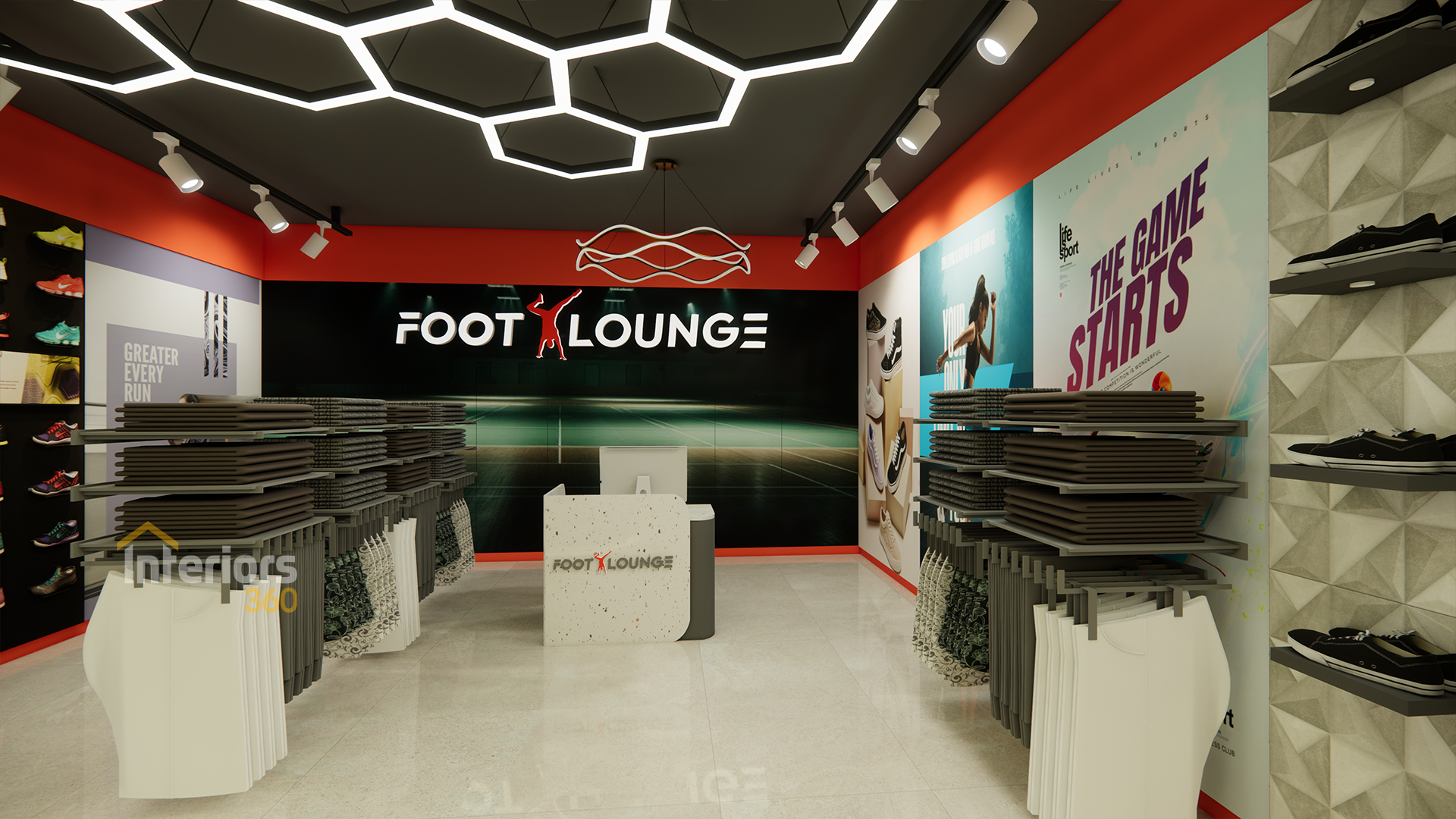 Contemporary commercial retail interiors in Chennai