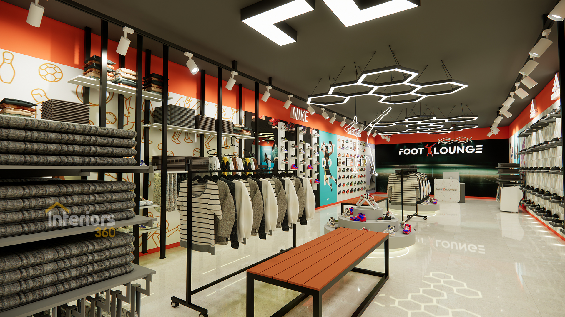 Elegant retail shop interior design in Chennai