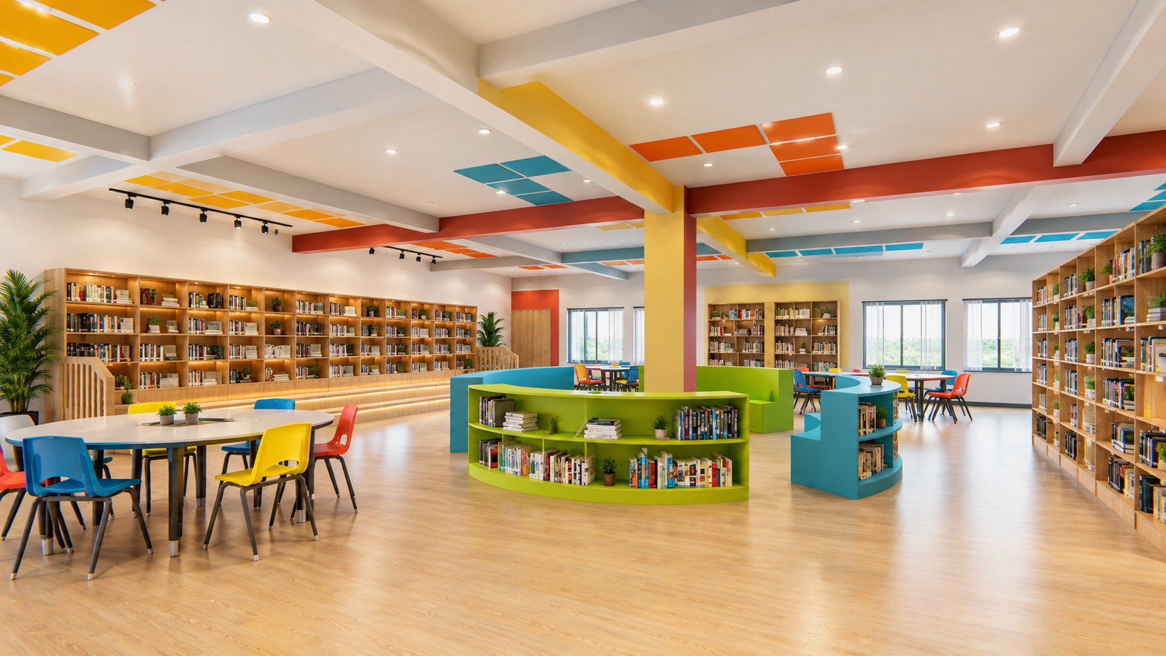 Creative school interior design in Chennai by Interiors360
