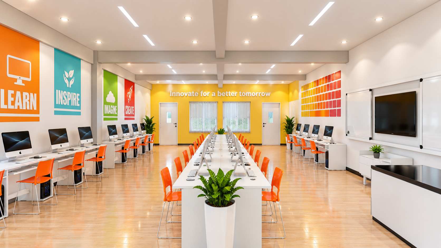 Innovative school interior design in Chennai by Interiors360