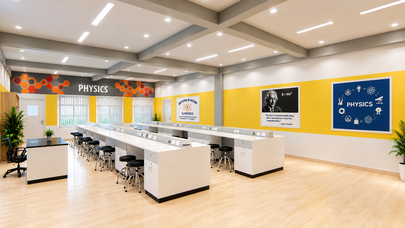 Luxury school interior design in Chennai by Interiors360
