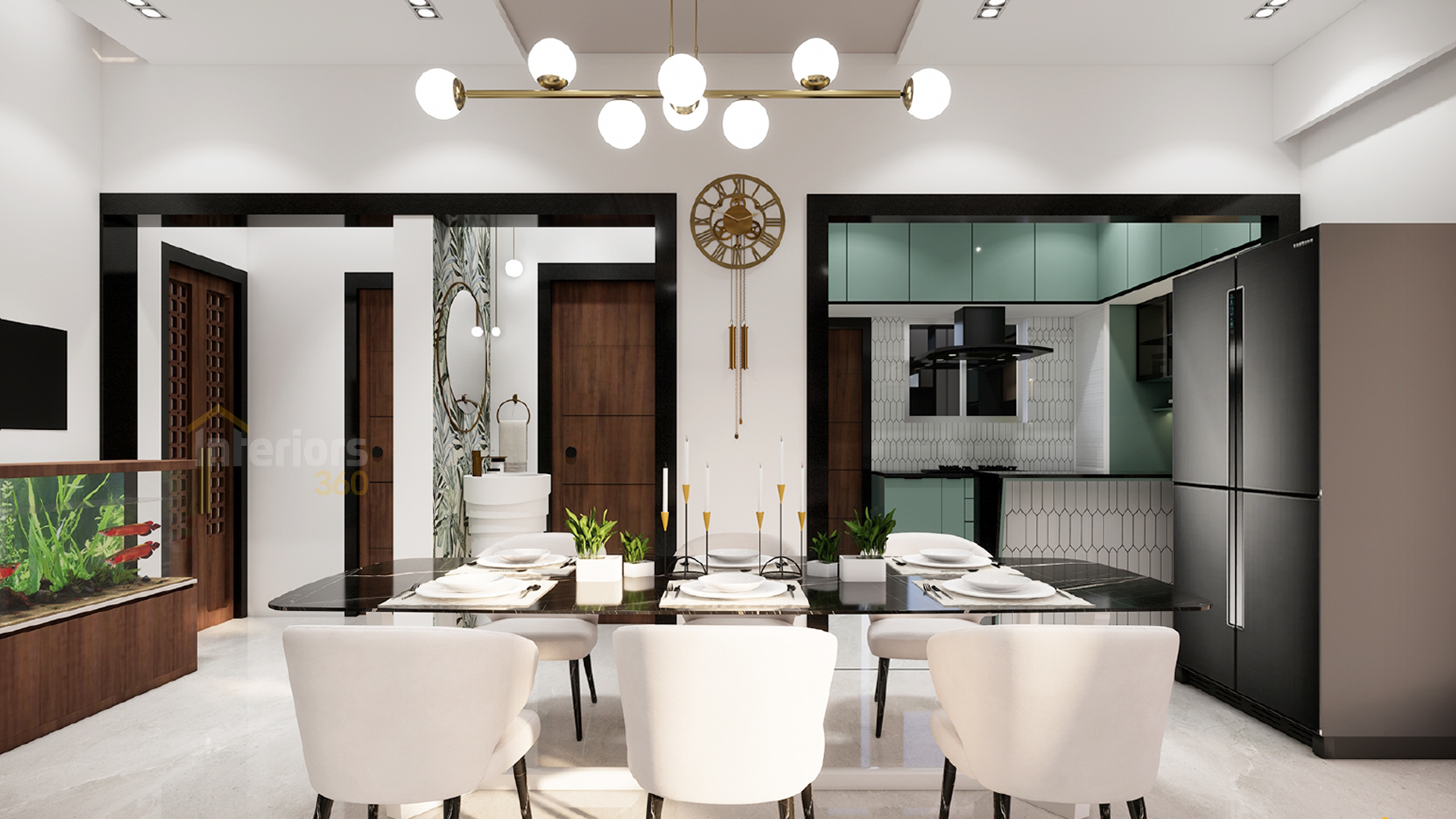 Designer villa interiors with luxury finishes in Chennai